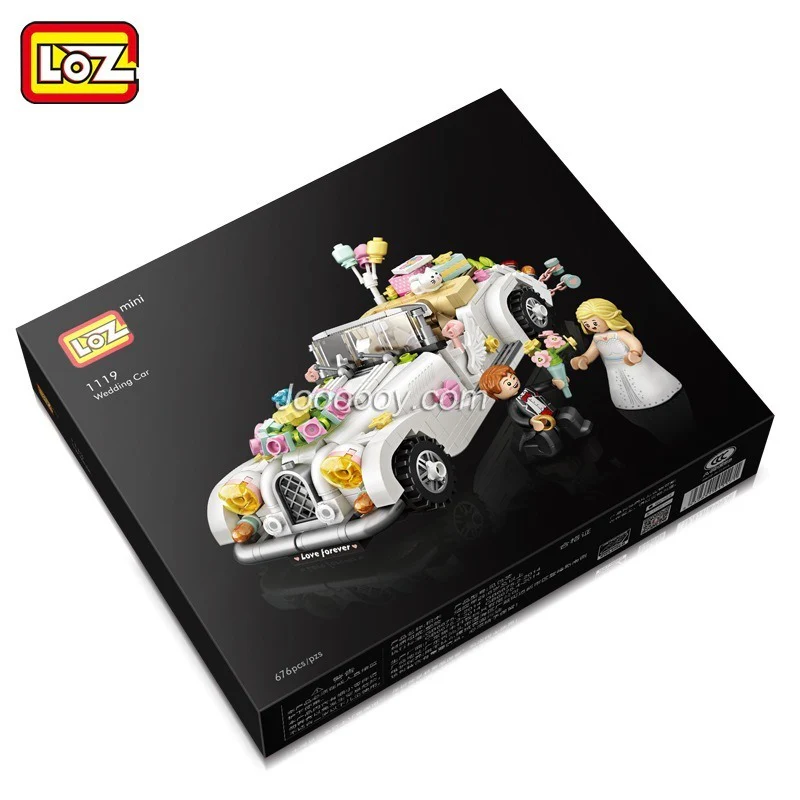 676PCS LOZ1119 Wedding Car Mini Bricks MINI Bricks - Image 4