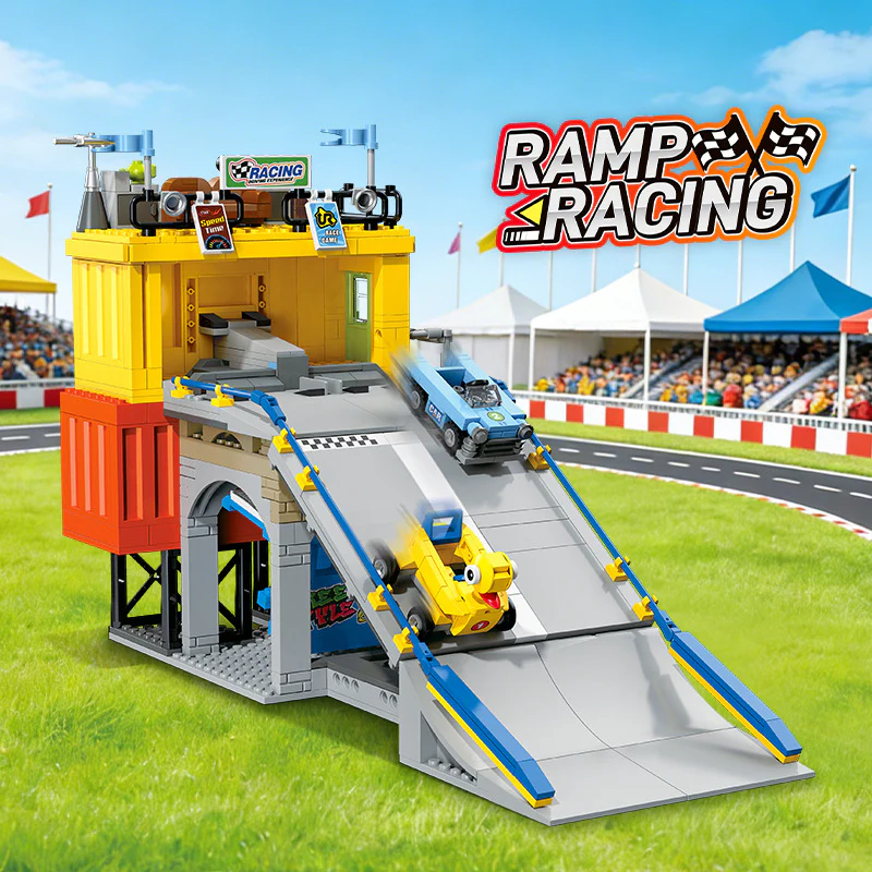 678PCS JIESTAR Ramp Racing Scene - Image 2
