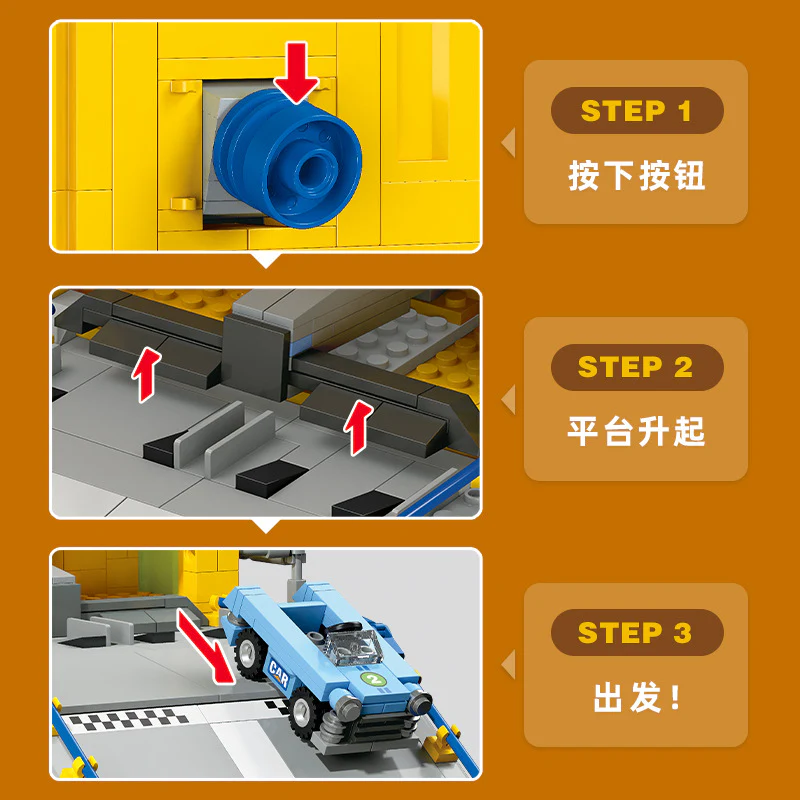 678PCS JIESTAR Ramp Racing Scene - Image 3