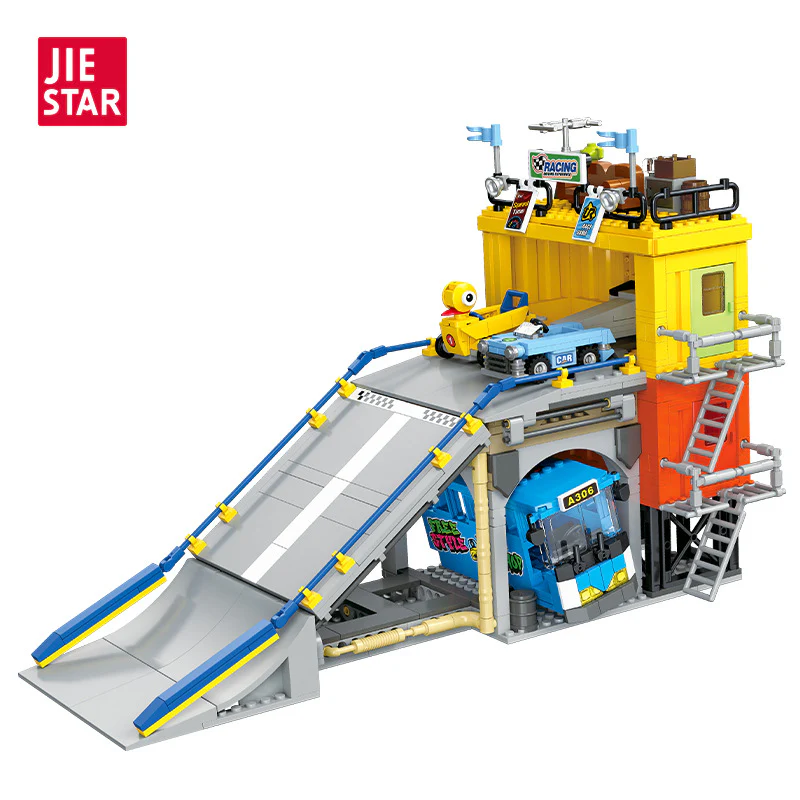 678PCS JIESTAR Ramp Racing Scene - Image 6