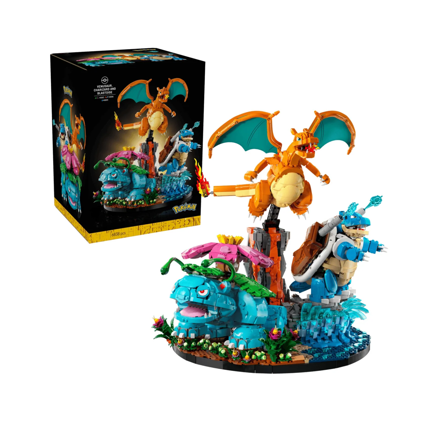 6838pcs Venusaur, Charizard and Blastoise - Image 5