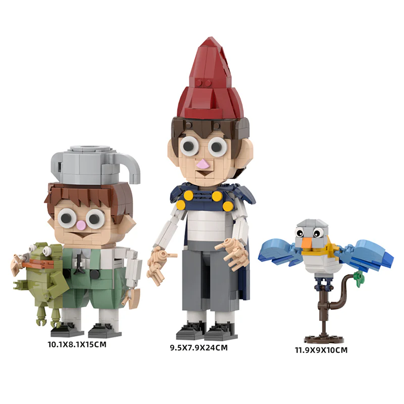 684PCS MOC Over the Garden Wall(Wirt,Greg,Beatrice,Greg's Frog) - Image 2