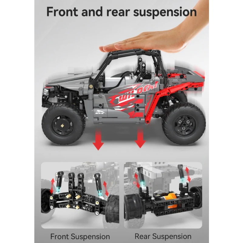 686 pcs CaDA C62006 Wildcat XX 1:12 Dynamic version - Image 5
