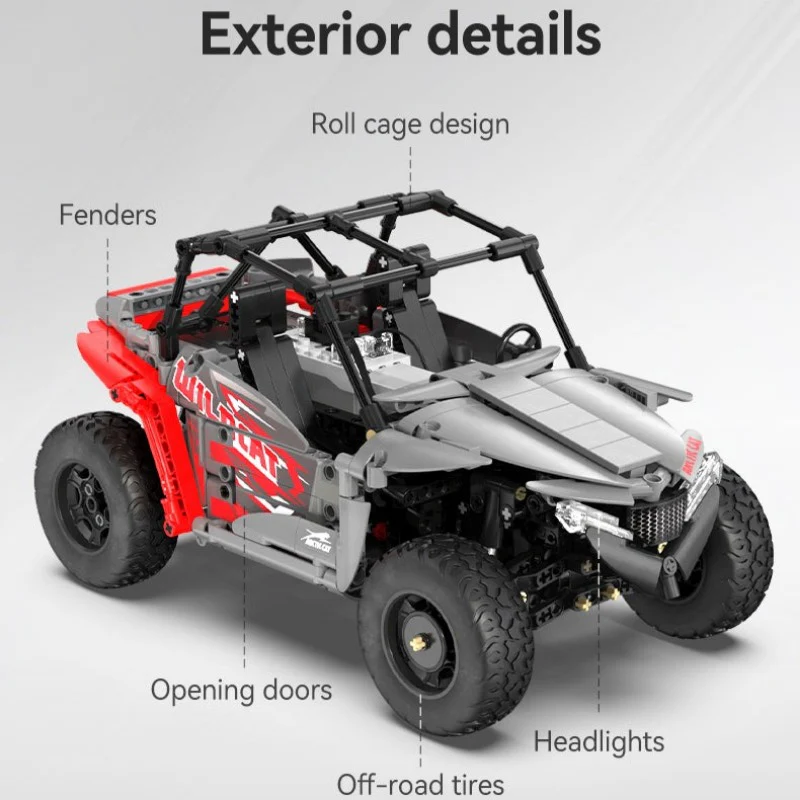 686 pcs CaDA C62006 Wildcat XX 1:12 Dynamic version - Image 7