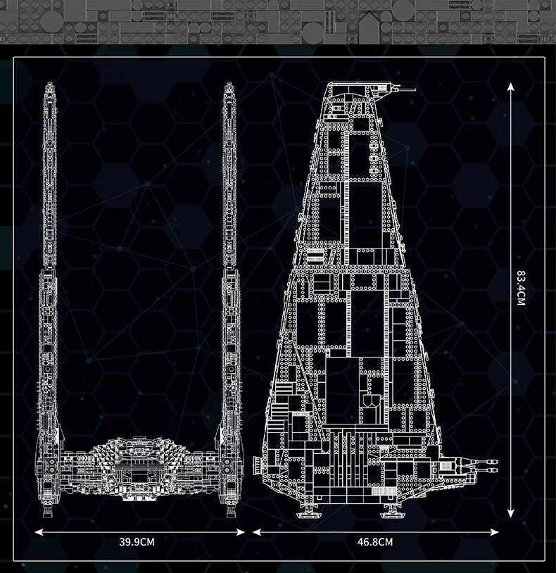 6860PCS MOULDKING 21011 UCS Command Shuttle - Image 6