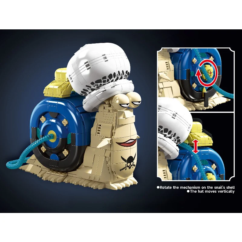 701 pcs DK 1592 Luo Den Den Mushi - Image 2