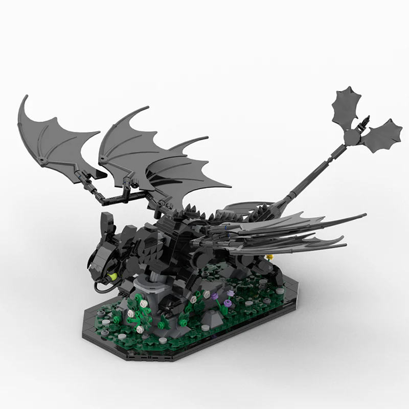 708pcs MOC-176571;How to Train Your Dragon(Toothless) - Image 2