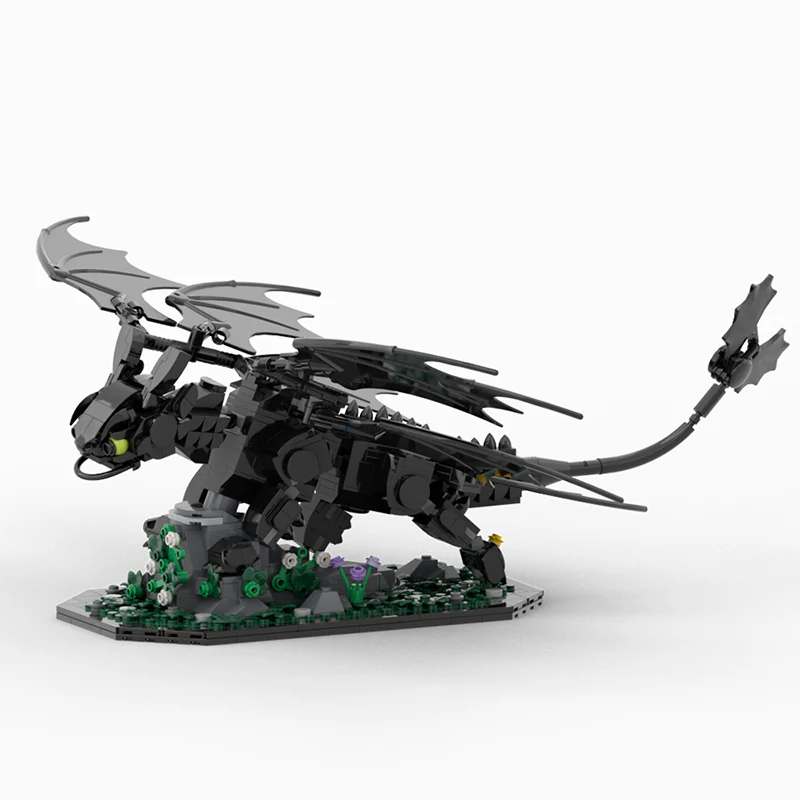708pcs MOC-176571;How to Train Your Dragon(Toothless) - Image 3