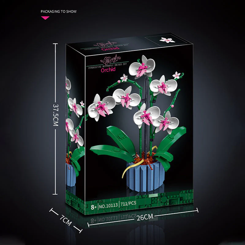 711PCS 10113 Orchid Flower - Image 5