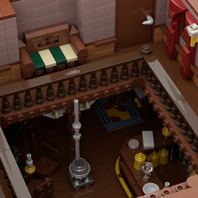 7161pcs MOC-198213,Red Dead Redemption(Valentine Saloon) - Image 3