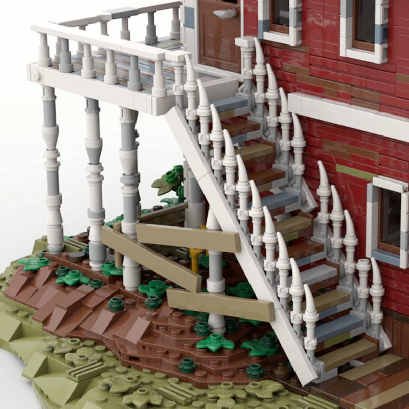 7161pcs MOC-198213,Red Dead Redemption(Valentine Saloon) - Image 4