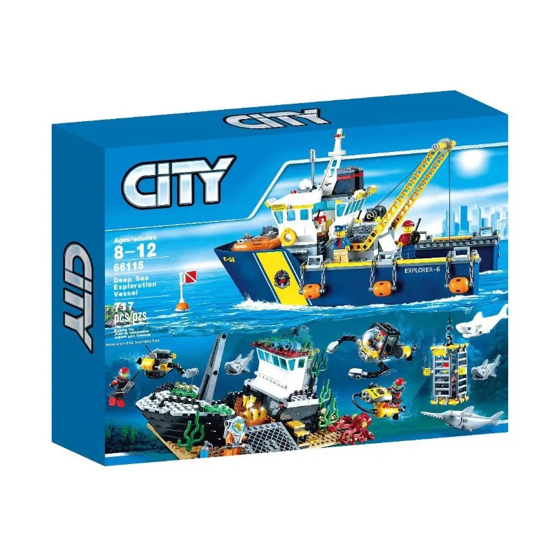 717pcs 66115 Deep Sea Exploration Vessel - Image 2