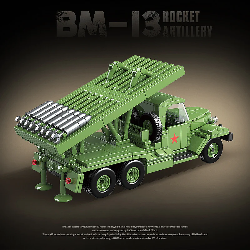 731PCS QG100240 QUANGUAN Katyusha BM-13 Multiple Rocket Launcher - Image 4