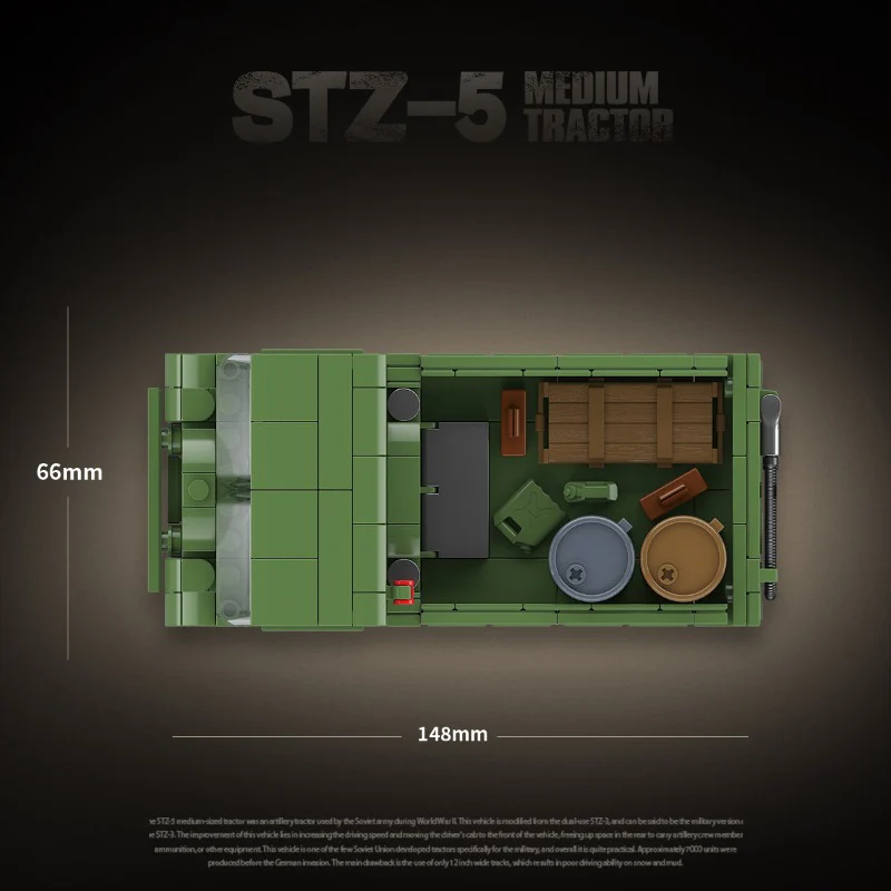 733pcs QUANGUAN 100289 STZ-5 MEDIUM TRACTOR - Image 3