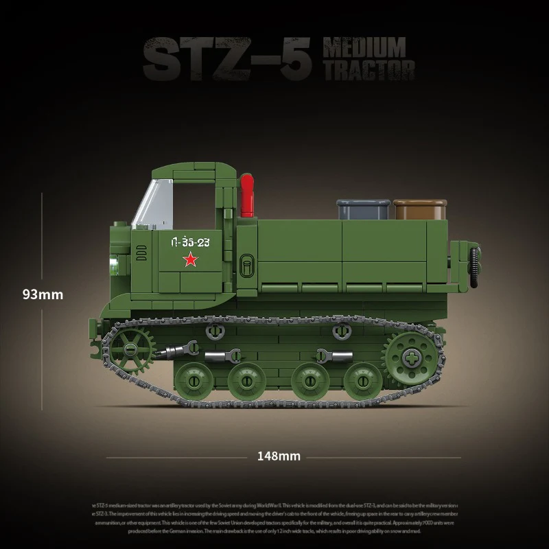 733pcs QUANGUAN 100289 STZ-5 MEDIUM TRACTOR - Image 4