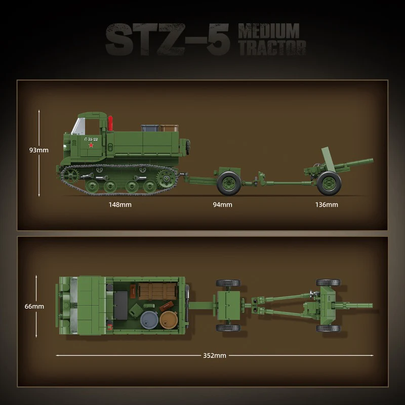 733pcs QUANGUAN 100289 STZ-5 MEDIUM TRACTOR - Image 5