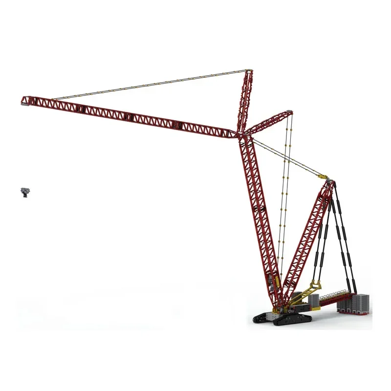 7388pcs MOC-141617 LIEBHEER LR11350 crawler crane Dynamic version - Image 2