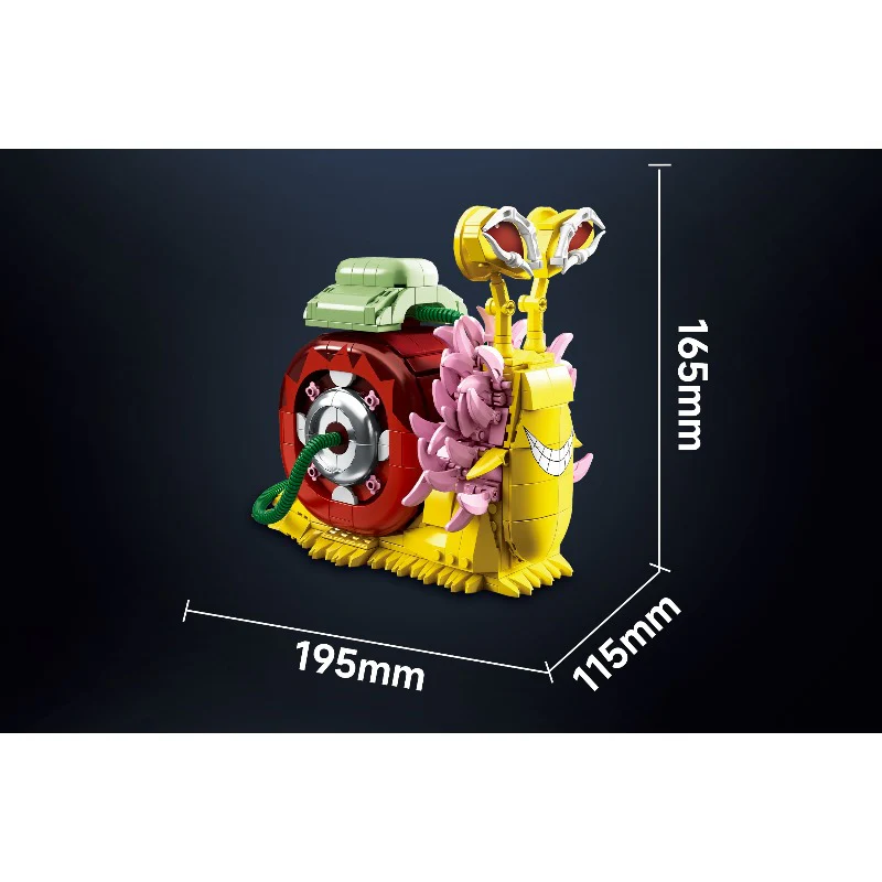 738pcs DK 1591 Mingo Den Den Mushi - Image 3