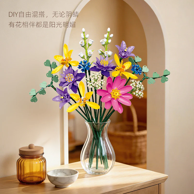739PCS JIESTAR Blooming in Splendor - Image 3