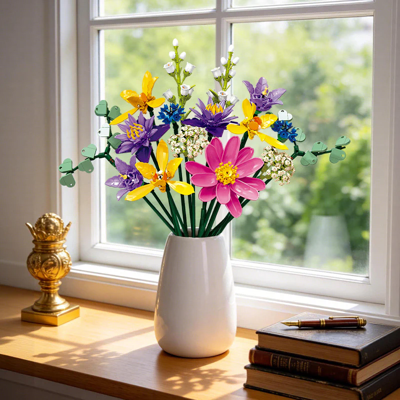 739PCS JIESTAR Blooming in Splendor - Image 7