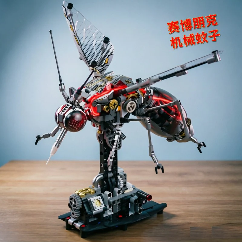 747PCS MJi 13104 Mecha Mosquito Cyberpunk Series - Image 2