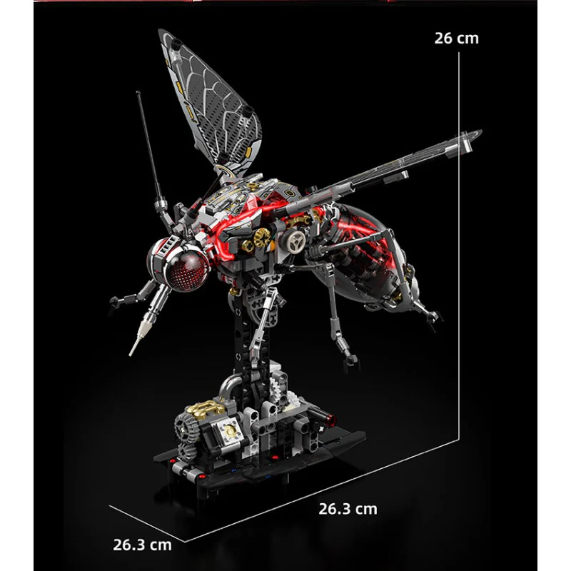 747PCS MJi 13104 Mecha Mosquito Cyberpunk Series - Image 8