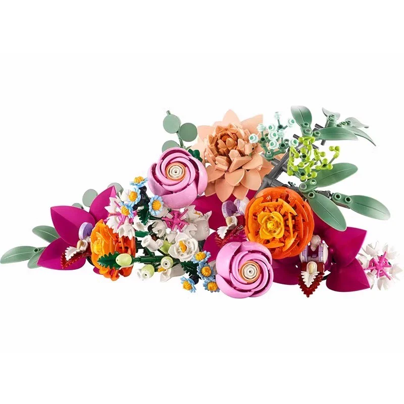 749 pcs Pretty Pink Flower Bouquet - Image 5