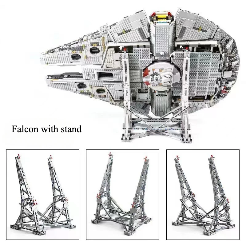 7541pcs Star Wars  Millennium Falcon UCS Compatible 75192 （without numbered bags version） - Image 13