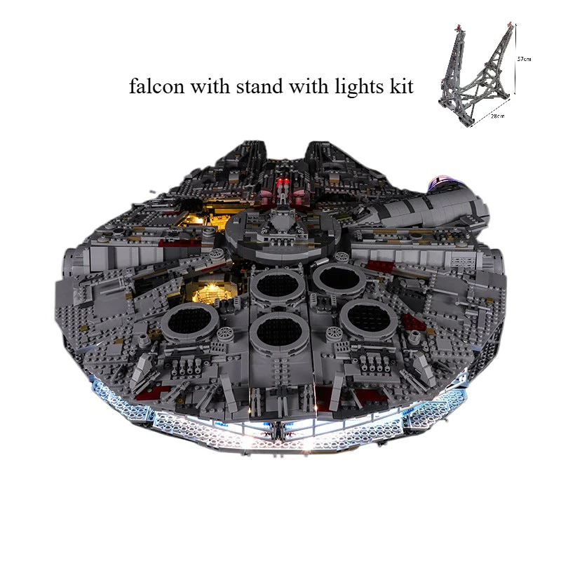 7541pcs Star Wars  Millennium Falcon UCS Compatible 75192 （without numbered bags version） - Image 15
