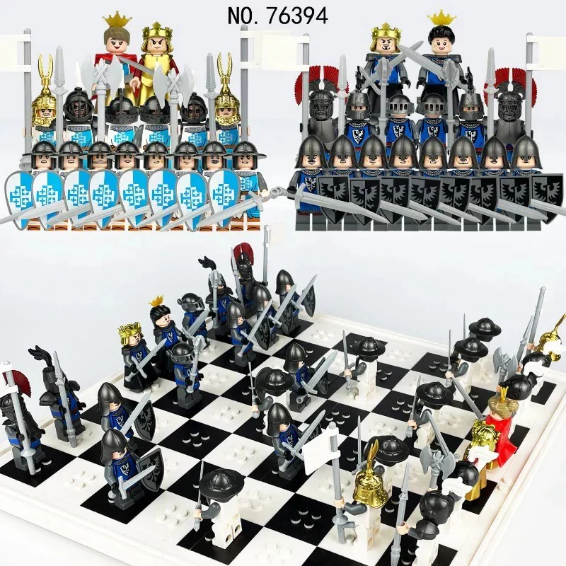 76394 76395 76392 76396 76397 Middle Ages Chess Series Minifigures - Image 4