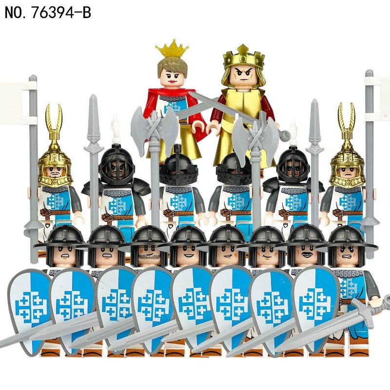 76394A/B 76397A/B The Knights of the Ancient Roman Century Minifigures - Image 2