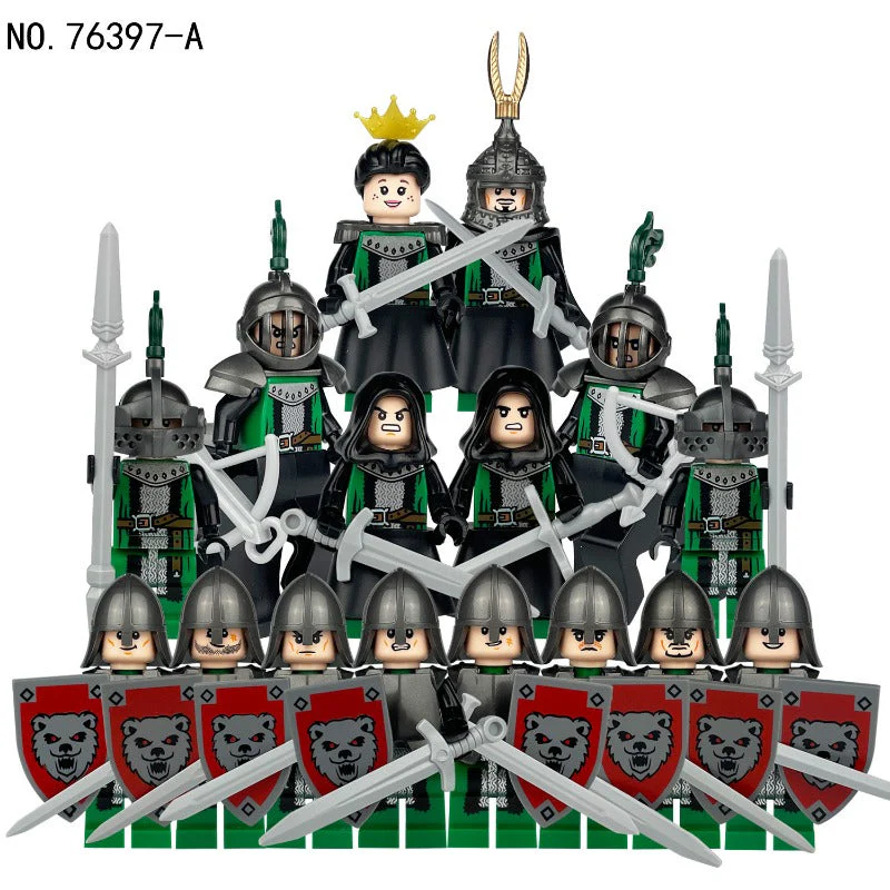 76394A/B 76397A/B The Knights of the Ancient Roman Century Minifigures - Image 3