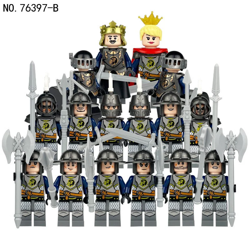 76394A/B 76397A/B The Knights of the Ancient Roman Century Minifigures - Image 4