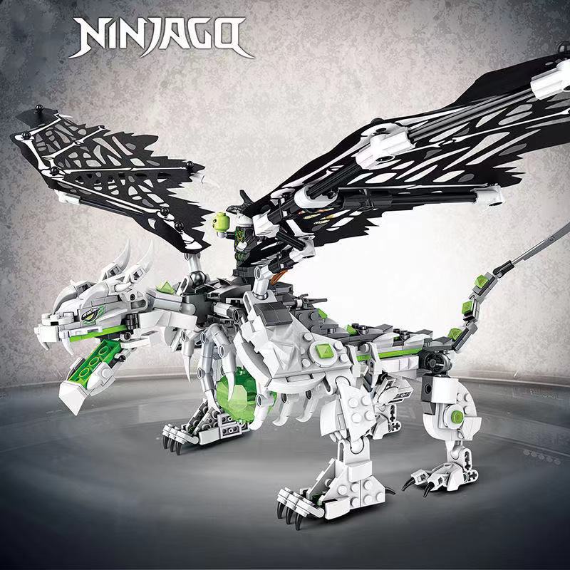 767PCS 8903 Skull Sorcerer's Dragon