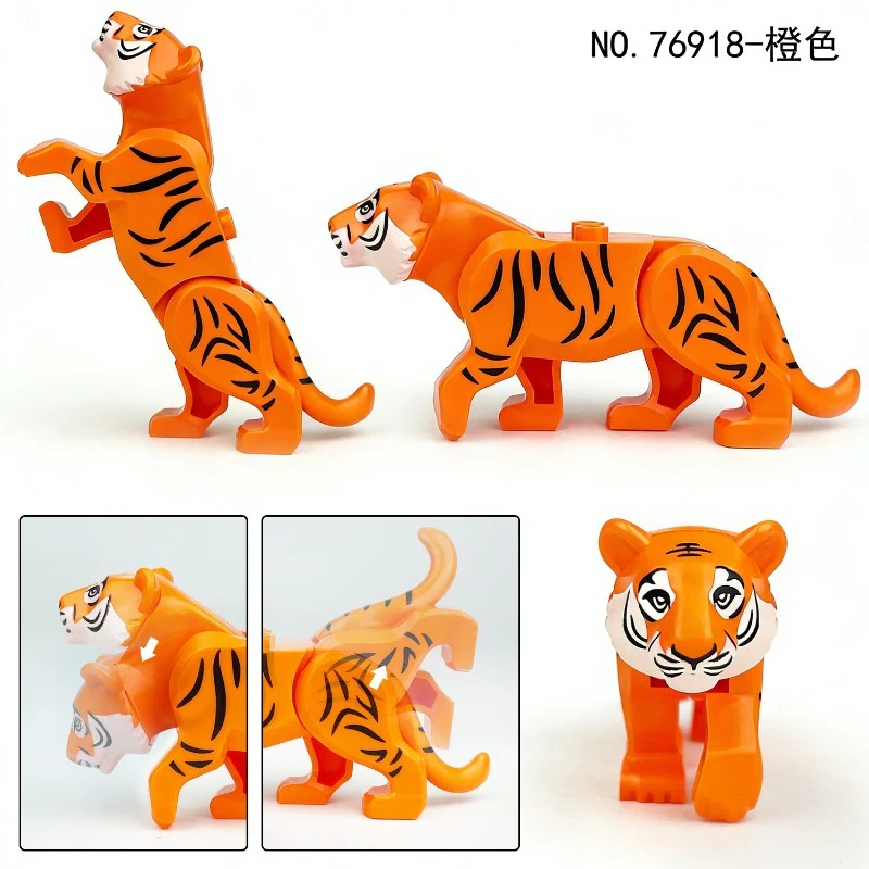 76918 animal tiger Minifigures - Image 3