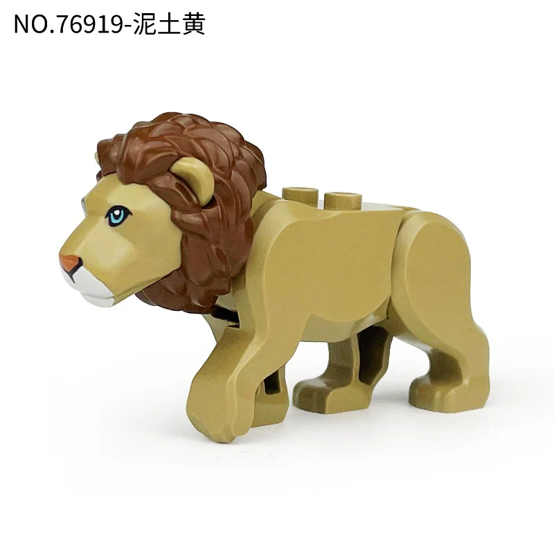 76919-76920 Animals Forest Male Lion Female Lion Minifigures - Image 13