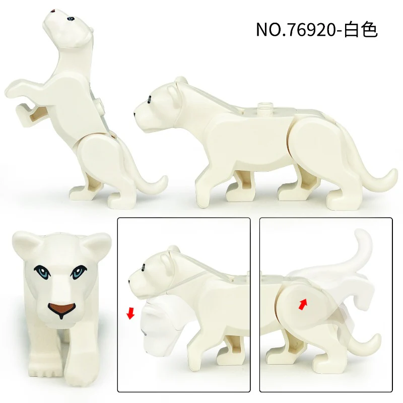 76919-76920 Animals Forest Male Lion Female Lion Minifigures - Image 20