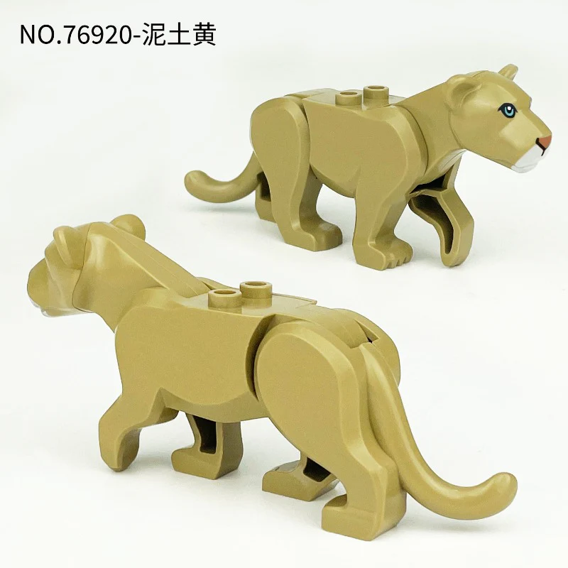 76919-76920 Animals Forest Male Lion Female Lion Minifigures - Image 23