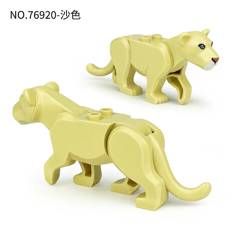 76919-76920 Animals Forest Male Lion Female Lion Minifigures - Image 27