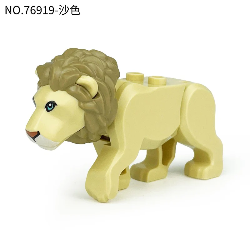 76919-76920 Animals Forest Male Lion Female Lion Minifigures - Image 5