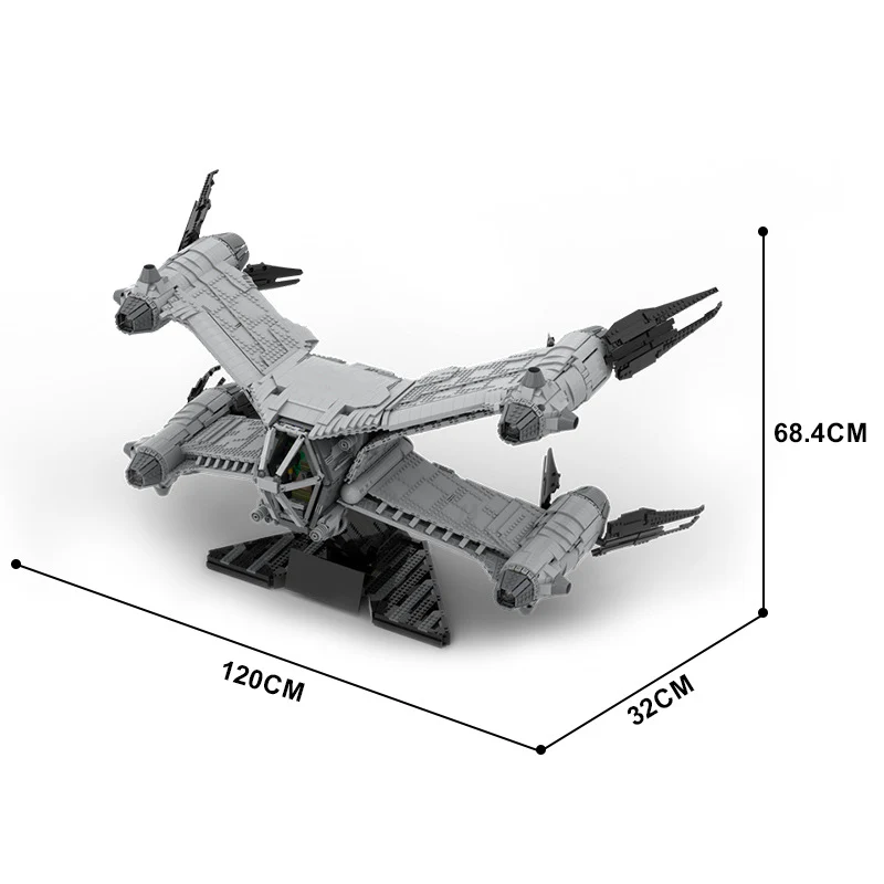 7857pcs MOC-116986 Babylon 5(SA 23-E Aurora Starfury) - Image 5