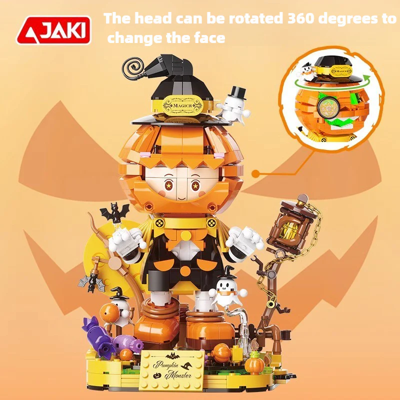 795 pcs JAKI AK108 Halloween Pumpkin Elf - Image 2