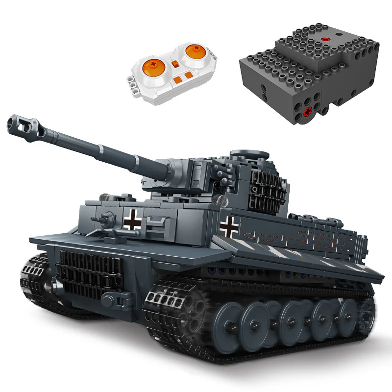 800+PCS MOULDKING 20014 Tiger Tank Simulate Recoil Sound(Dynamic with PF) - Image 2