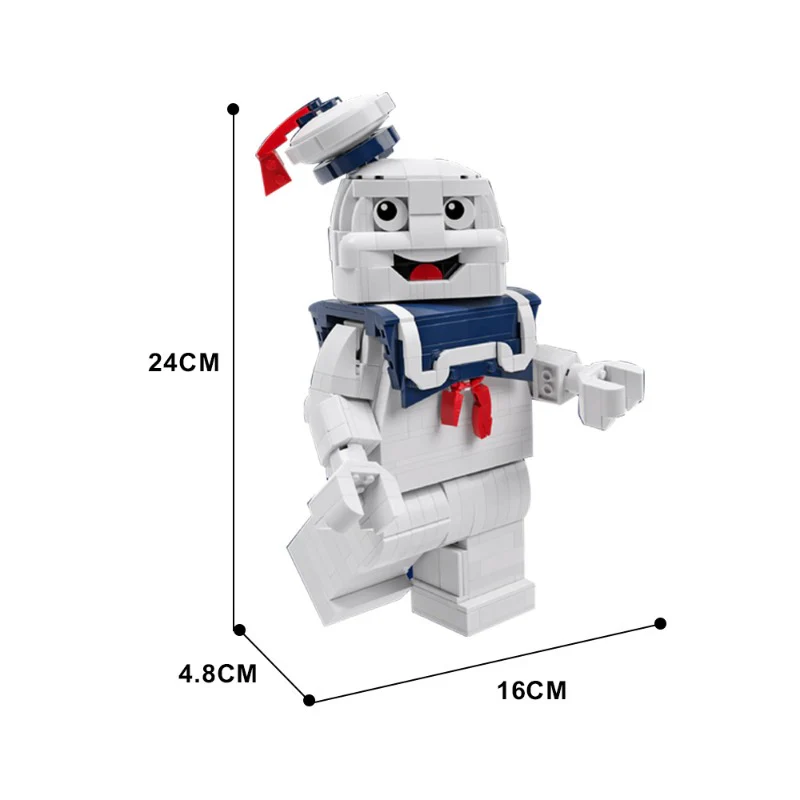 (Gobricks version) 800pcs MOC-117305 Stay Puft Marshmallow Man - Image 2