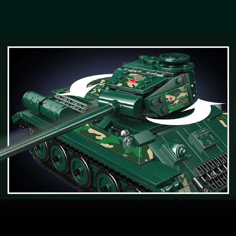 800PCS 20015 MOULDKING T-34 Medium Tank Simulate Recoil Sound(Dynamic with PF) - Image 2
