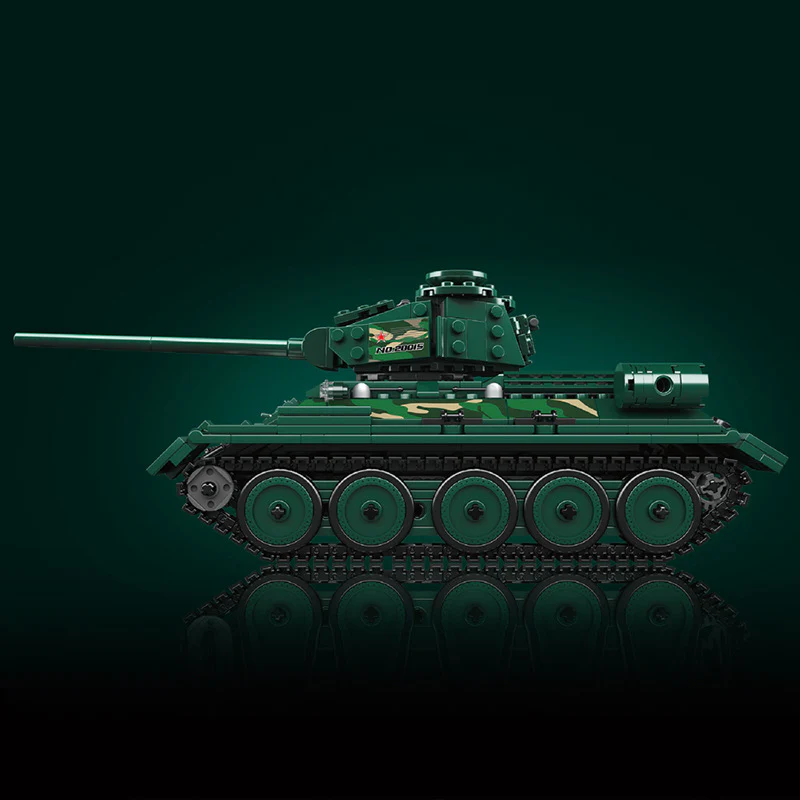 800PCS 20015 MOULDKING T-34 Medium Tank Simulate Recoil Sound(Dynamic with PF) - Image 4