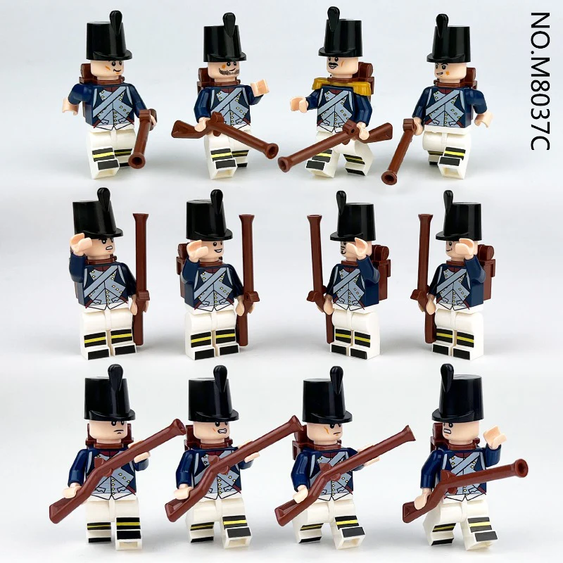 8037A 8037B 8037C Medieval European Soldier Minifigures - Image 4