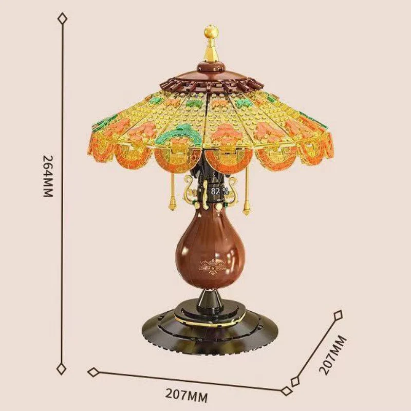 Mini Brickss 804pcs ZHEGAO 00398 Table Lamp - Image 2