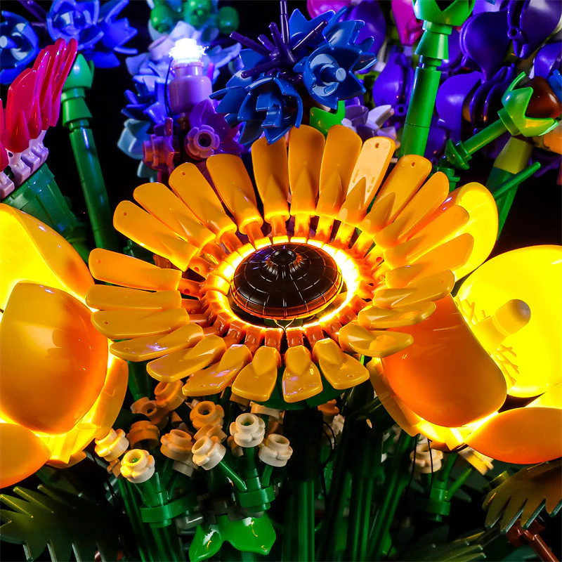 812PCS 99032 Dried Flower Centrepiece |939PCS 99033 Wildflower Bouquet - Image 8