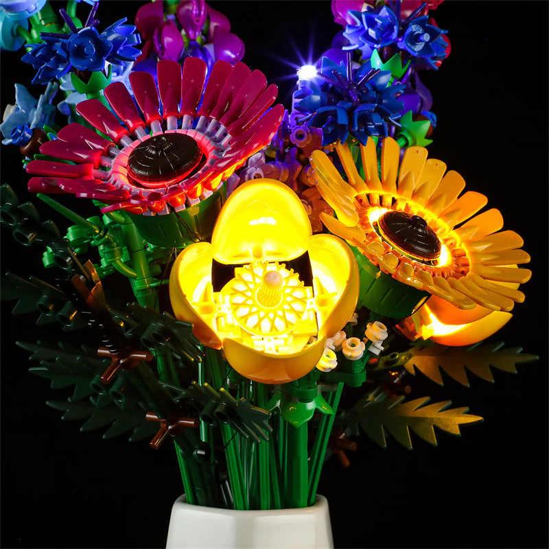 812PCS 99032 Dried Flower Centrepiece |939PCS 99033 Wildflower Bouquet - Image 9
